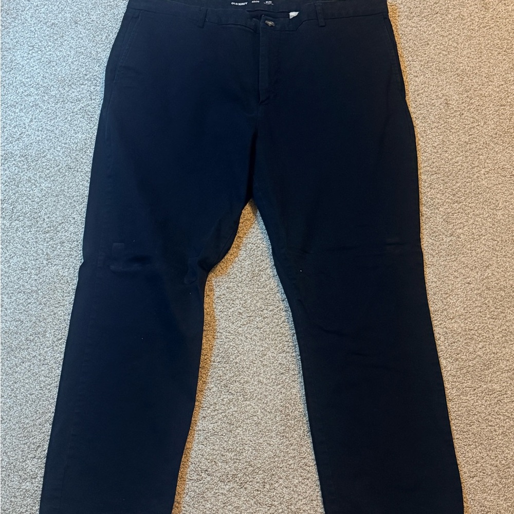 Old Navy Men's Dark Blue Chinos